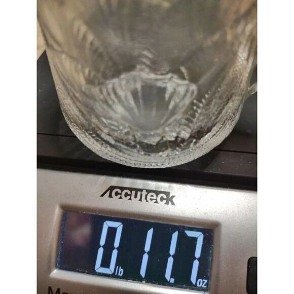 Arcoroc Canterbury Crocus Clear Glass Mug Coffee Cup Tea Tulip Vintage - Picture 9 of 9